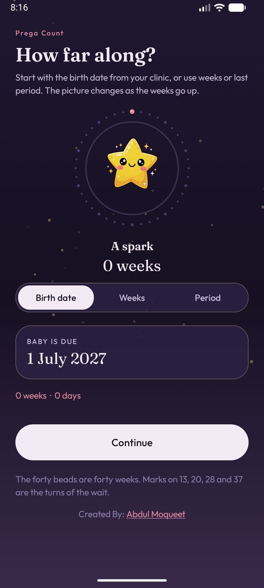 Prega Count: Pregnancy Counter screenshot 4