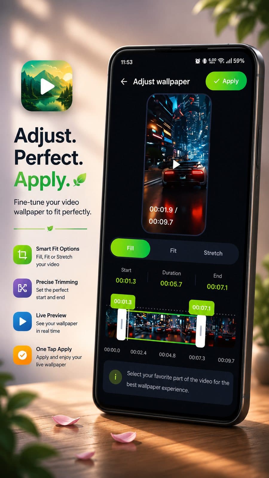 Video Live Wallpaper screenshot 6